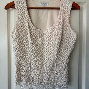 Flora Nikrooz Ivory Lace Sleeveless Camisole